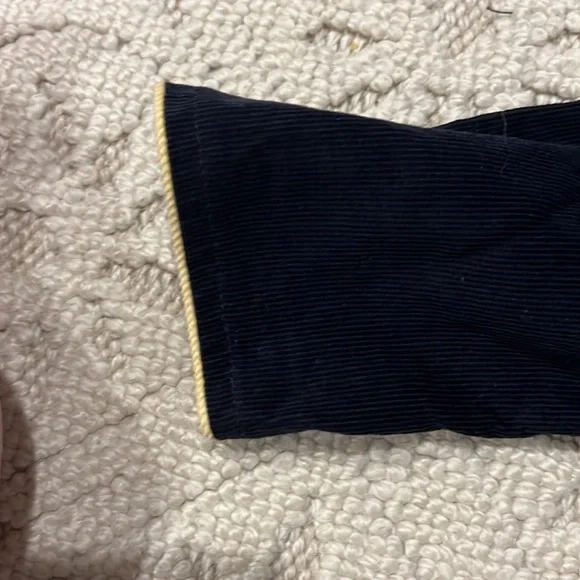 Bella bliss navy courteous dress with yellow trim - Picture 5 of 7